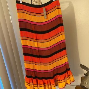 NWT J Crew PLUS size 24 micro-pleated skirt.